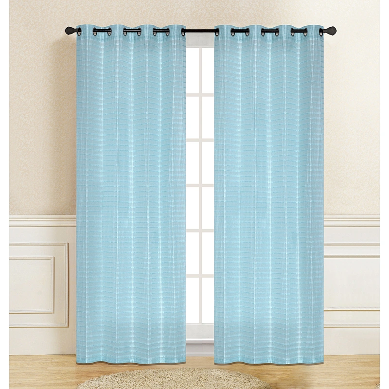 Cheap 100% polyester north america curtain sheer curtain fabrics in low price