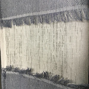European style quality balcony window natural fibre curtain sheer curtain panel for bedroom