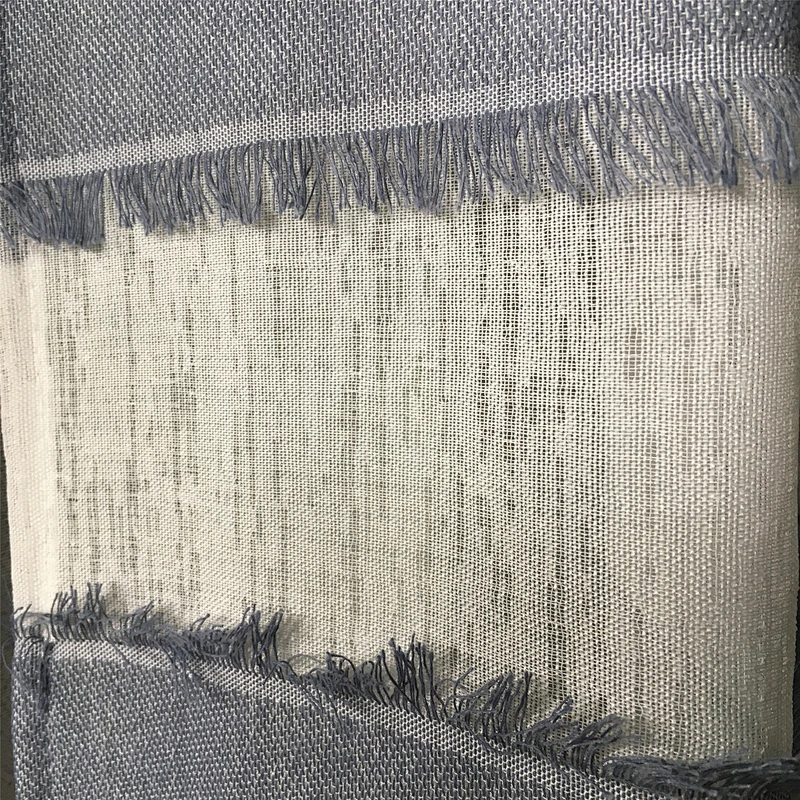 European style quality balcony window natural fibre curtain sheer curtain panel for bedroom