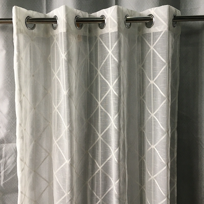 Ready made luxury hotel sheer fabric romantic and elegant curtains