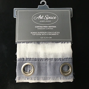 European style quality balcony window natural fibre curtain sheer curtain panel for bedroom