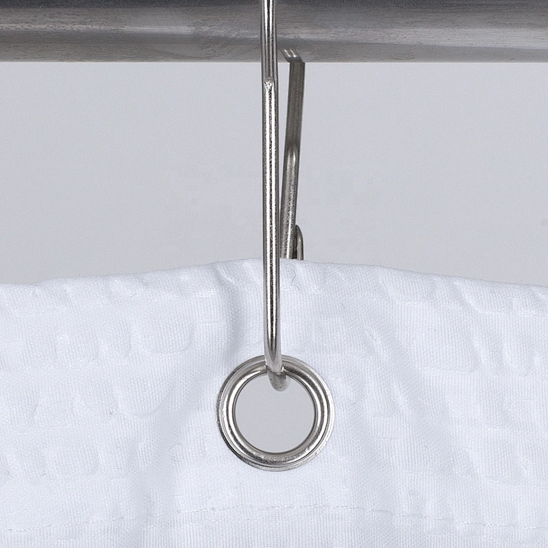 moldproof shower curtain bathroom curtain 100% polyester at good price