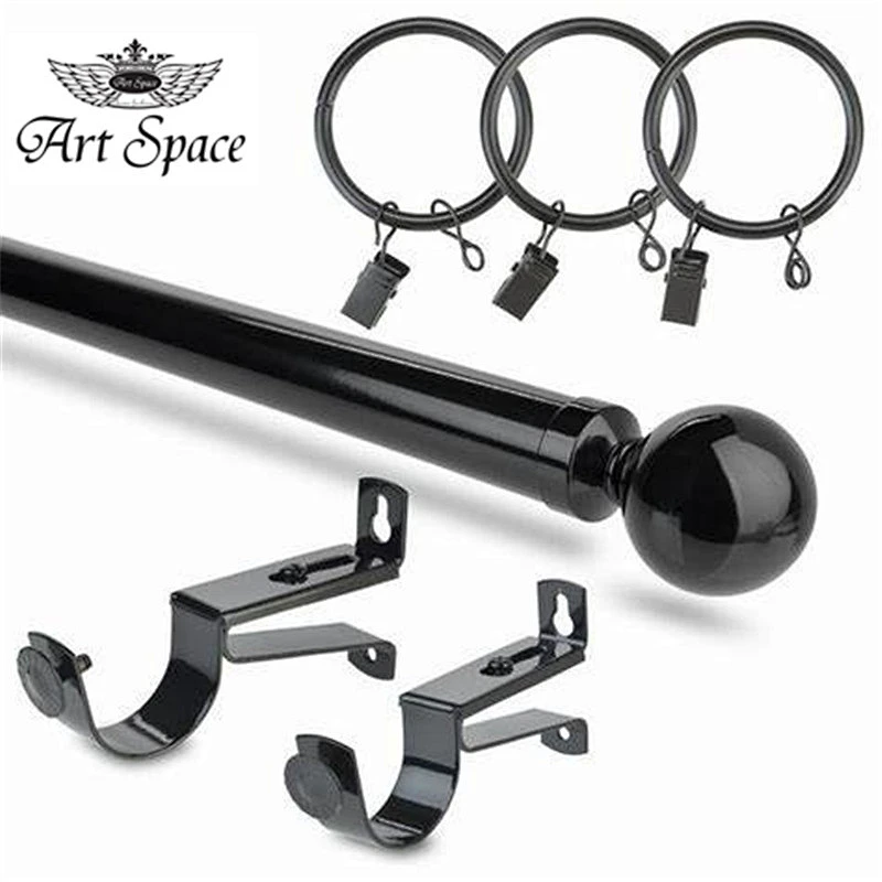 Home Finial Adjustable Modern Curtain Rod