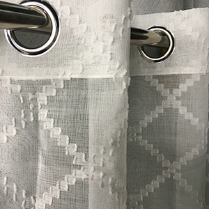 2020 geometric patterns dolly  window decorative sheer curtain