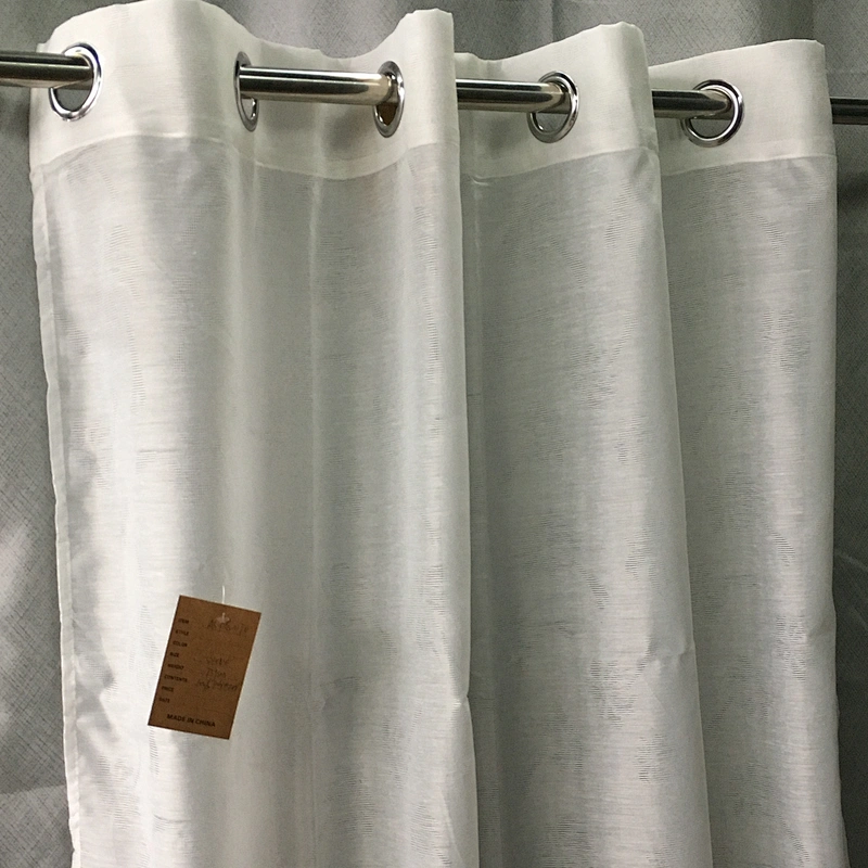 2020 new design grommet white sheer smoke curtains tree patten design for living room and bedroom