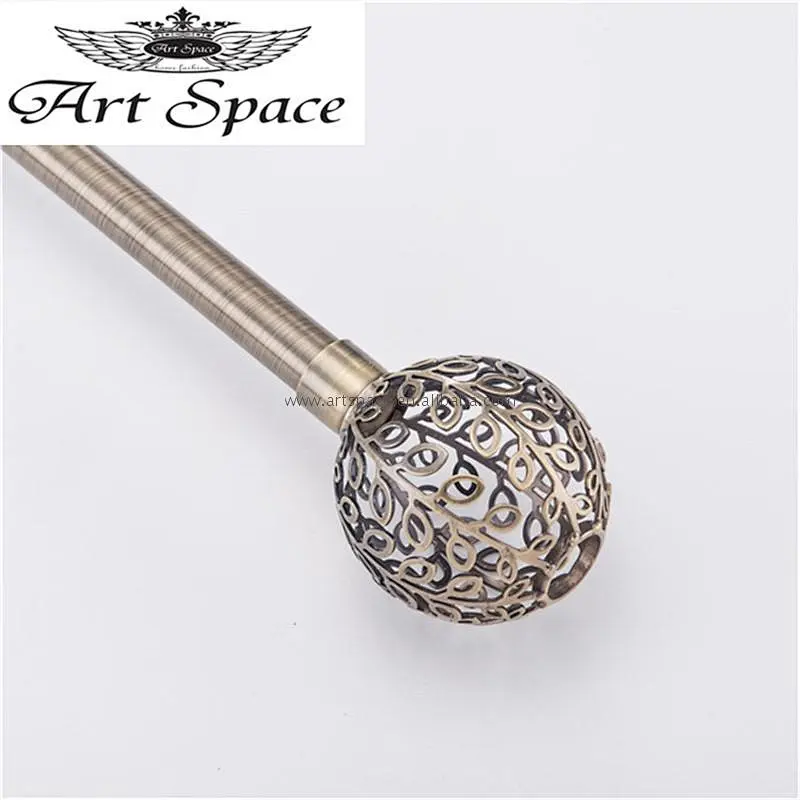 Factory Directly Supply curtain rod finials rose cheap curtain rod kids curtain rod finials Lowest Price