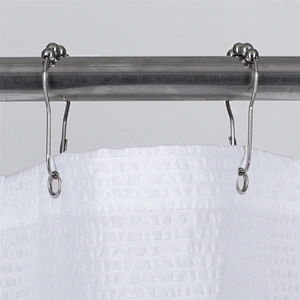 moldproof shower curtain bathroom curtain 100% polyester at good price