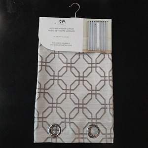 Cheap factory price ready made jacquard  curtains new design for sale