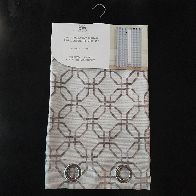 Cheap factory price ready made jacquard  curtains new design for sale