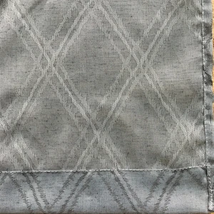 classic geometric patterns design jacquard  polyester sheer jacquard window curtains