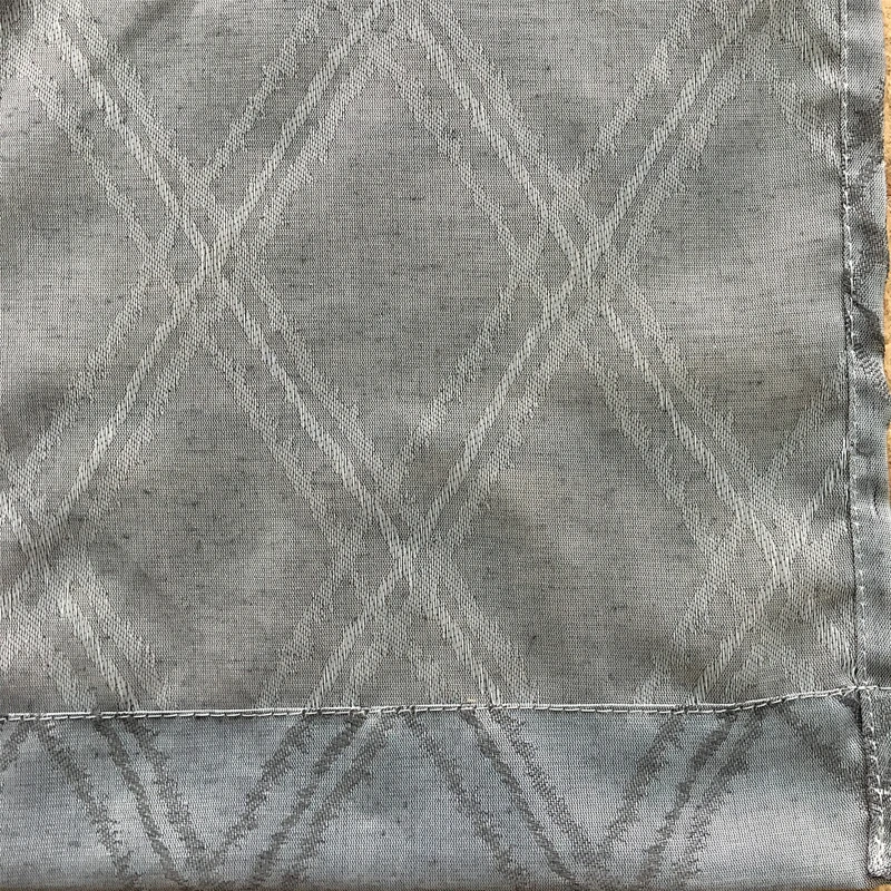 classic geometric patterns design jacquard  polyester sheer jacquard window curtains