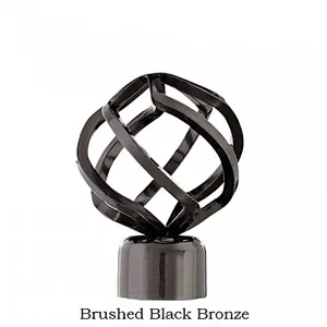 Home Finial Adjustable Modern Curtain Rod