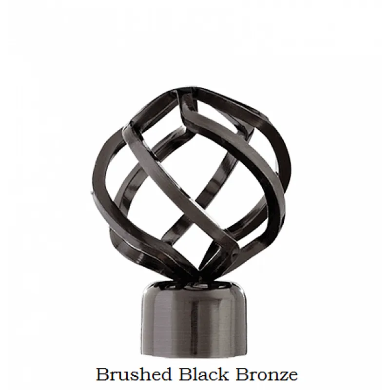 Home Finial Adjustable Modern Curtain Rod