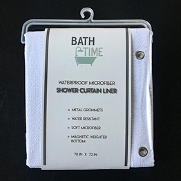 moldproof shower curtain bathroom curtain 100% polyester at good price