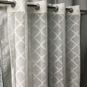 2020 geometric patterns dolly  window decorative sheer curtain