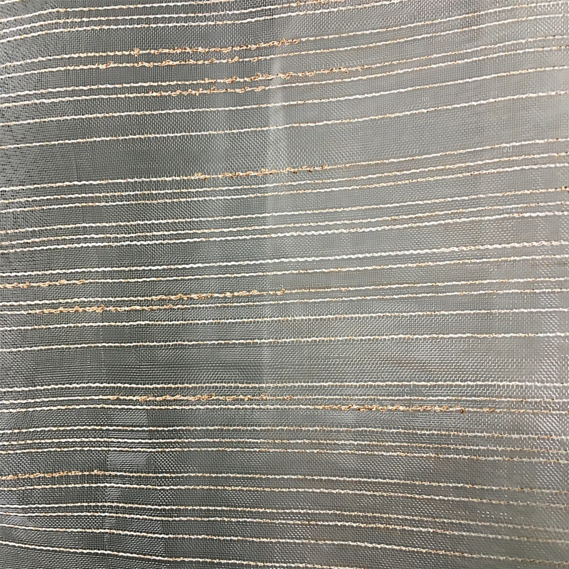 Western style decorative organza window sheer curtain with good price for living room