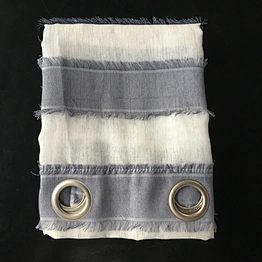 European style quality balcony window natural fibre curtain sheer curtain panel for bedroom