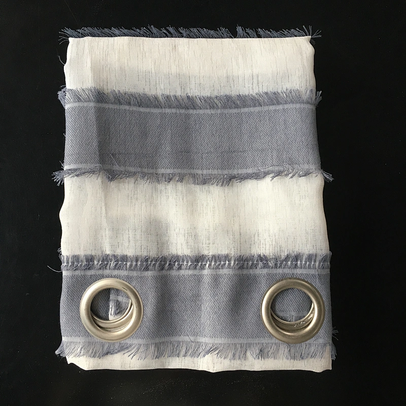 European style quality balcony window natural fibre curtain sheer curtain panel for bedroom