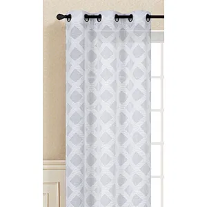 Elegant in texture high quality graphical water curtain sheer curtain for living room