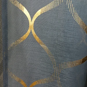 Reliable and cheap pastoral style sheer curtain for living room and bedroom