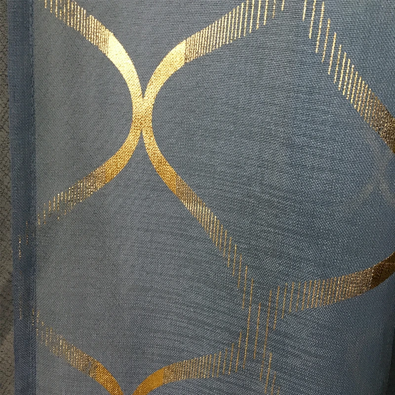 Reliable and cheap pastoral style sheer curtain for living room and bedroom