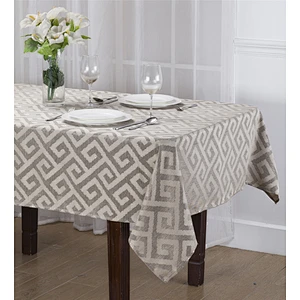 american style protective custom logo classic geometric rectangular dining table cloth