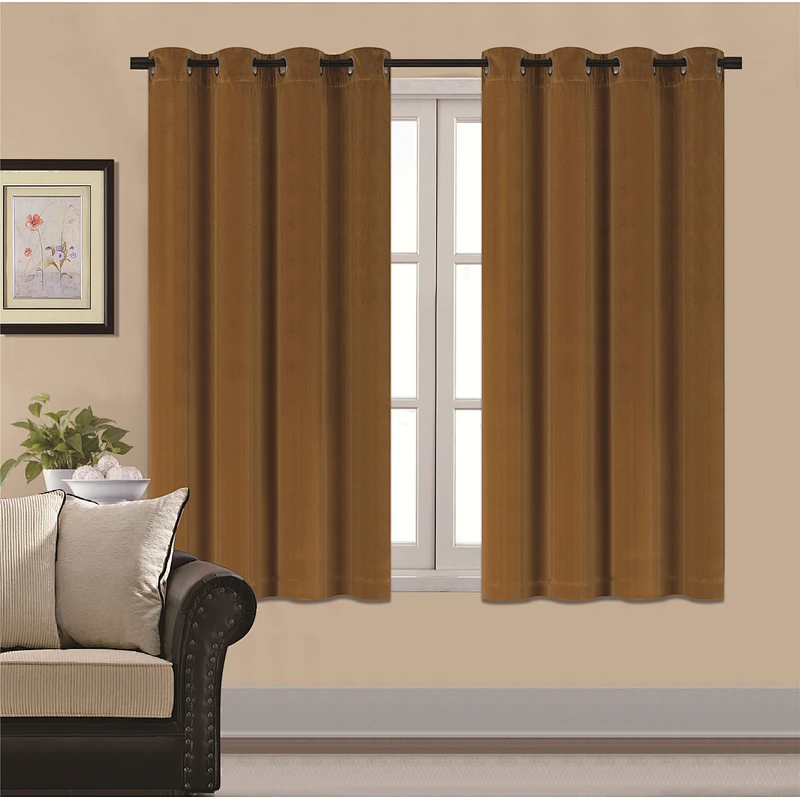 100%Polyester Velvet blackout Window Curtain for living room