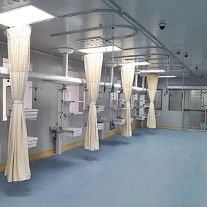Fire retardant partition hospital curtains medical cubical mesh with high quality