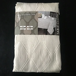 eco friendly polyester rectangle wooden design picnic camping table cloth home decoration dinner table cover