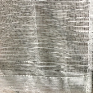 luxury fashion ready made roman style shinny floral design outdoor balcony curtain sheer curtain