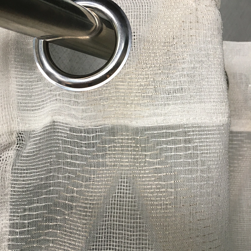 2020 fashion geometric design pattern polyester sheer window curtains with good price