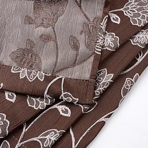 Factory made Jacquard Window Curtains for living room with best price and best quality
