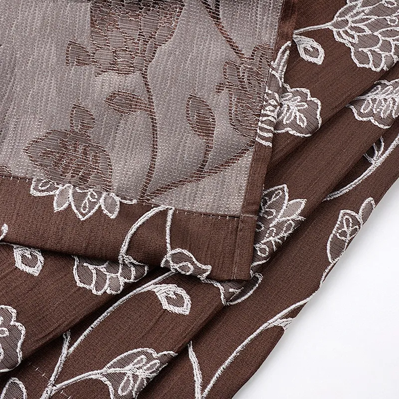 Factory made Jacquard Window Curtains for living room with best price and best quality