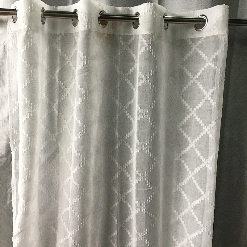 2020 geometric patterns dolly  window decorative sheer curtain