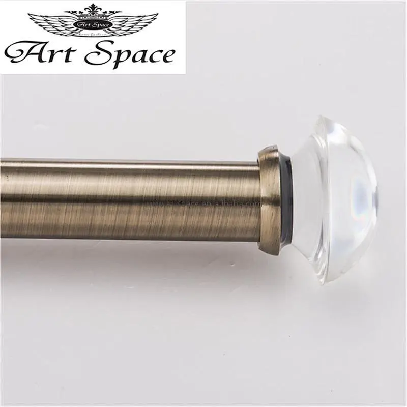 Hot selling kyok curtain rod double rod curtain hanging curtain rod from ceiling with cheap price
