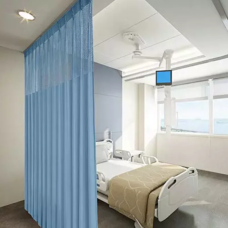 Factory direct supply fabric for curtain medical curtain fabric