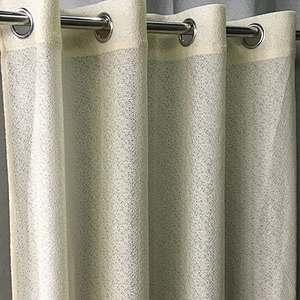european style 100% polyester pure color window sheer curtain
