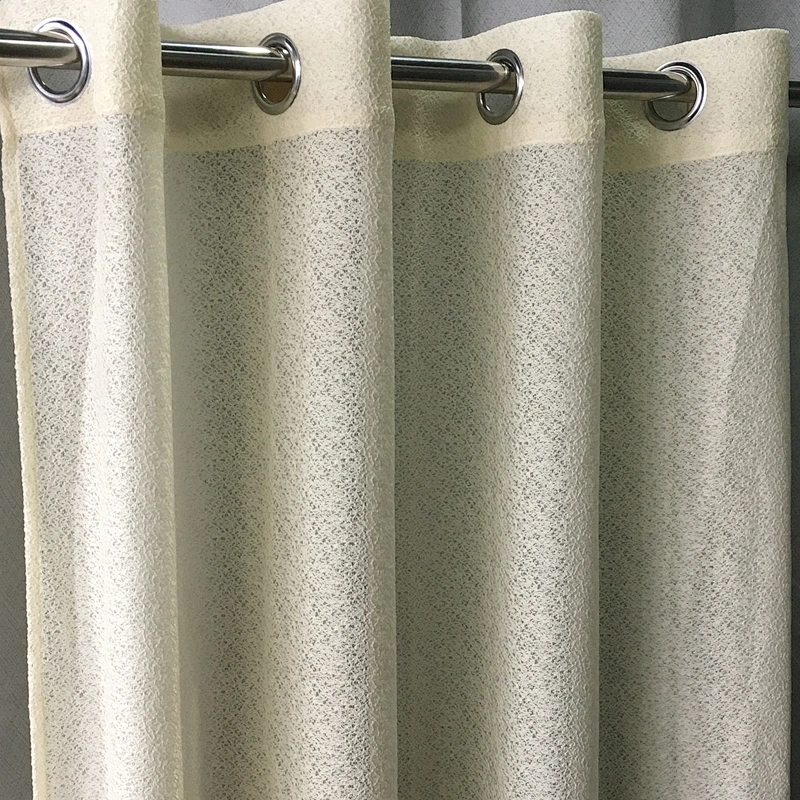 european style 100% polyester pure color window sheer curtain