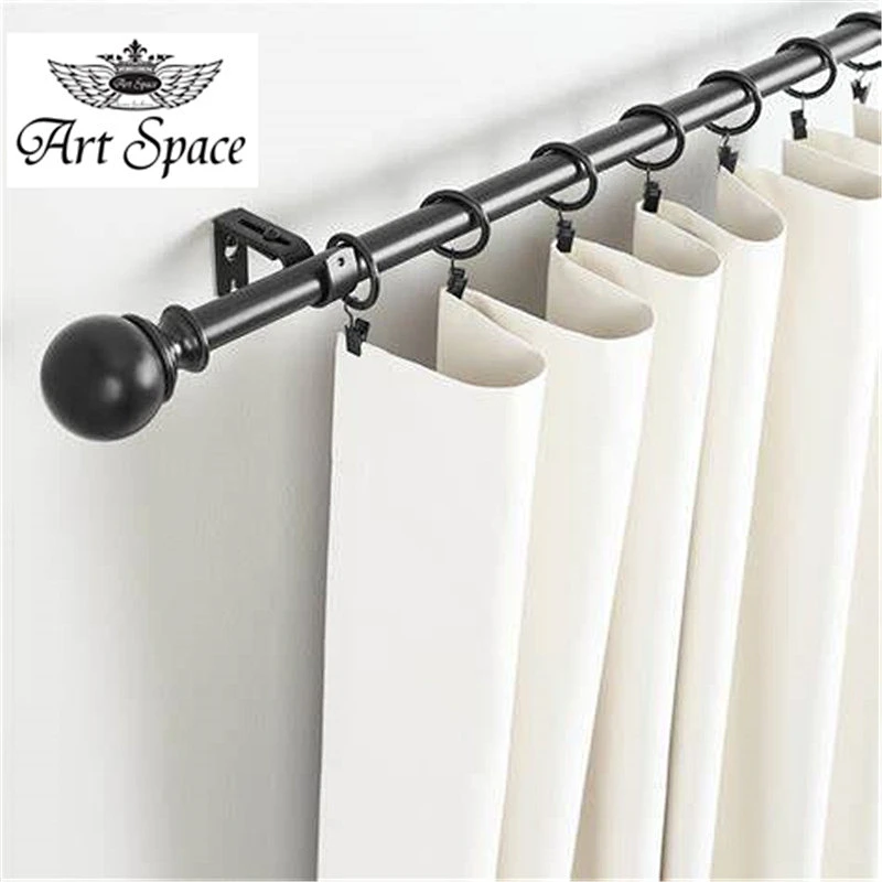 Home Finial Adjustable Modern Curtain Rod