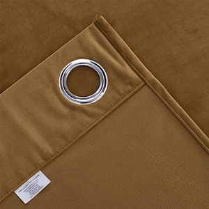 100%Polyester Velvet blackout Window Curtain for living room