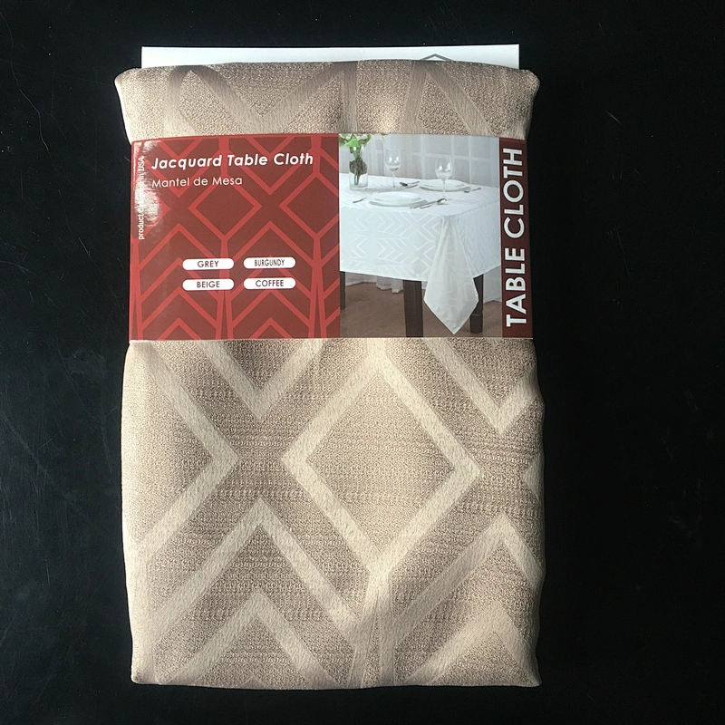 Home Used Wholesale polyester fabric rectangle table cloth with Modern Design