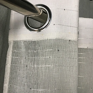 European style new jacquard plain sheer hotel curtain for window