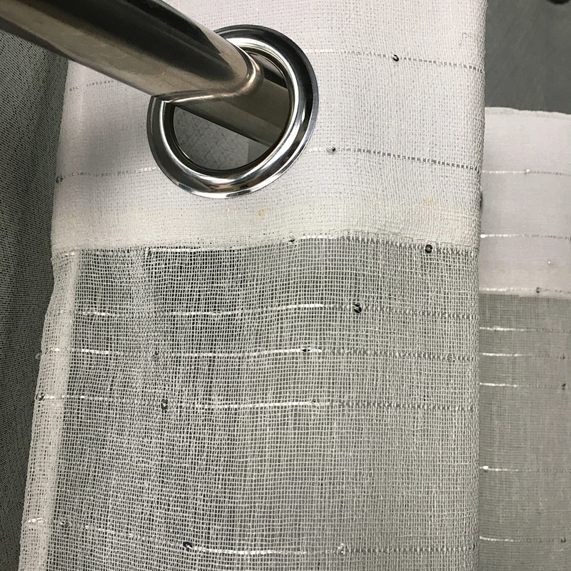 European style new jacquard plain sheer hotel curtain for window