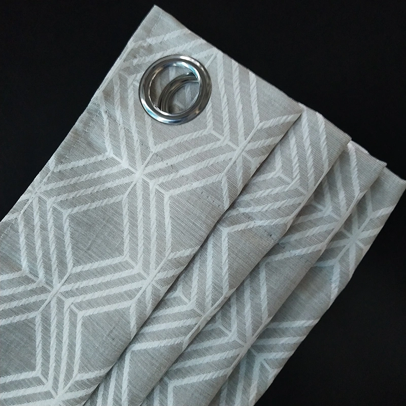 High Quality  fancy  design jacquard window curtain for living room and bedroom