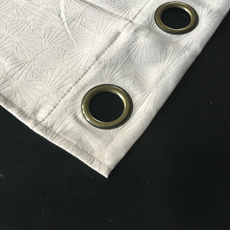 new design scalloped curtain blackout  curtain custom made for hotel and home with cheap price