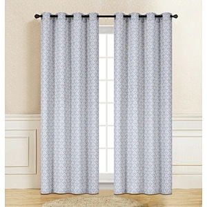 Customized 100% polyester luxury jacquard crinkle design living room window curtains for sale