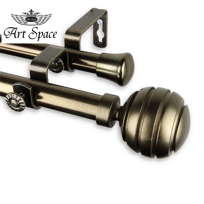 Home Finial Adjustable Modern Curtain Rod