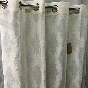 2020 new design decorative window curtain linen looked sheer window curtains
