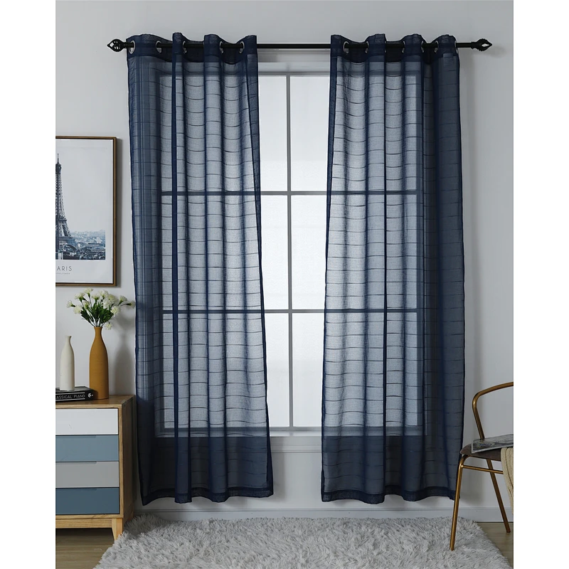 factory cheap sale serape curtain bright color window curtains design sheer curtain for living room