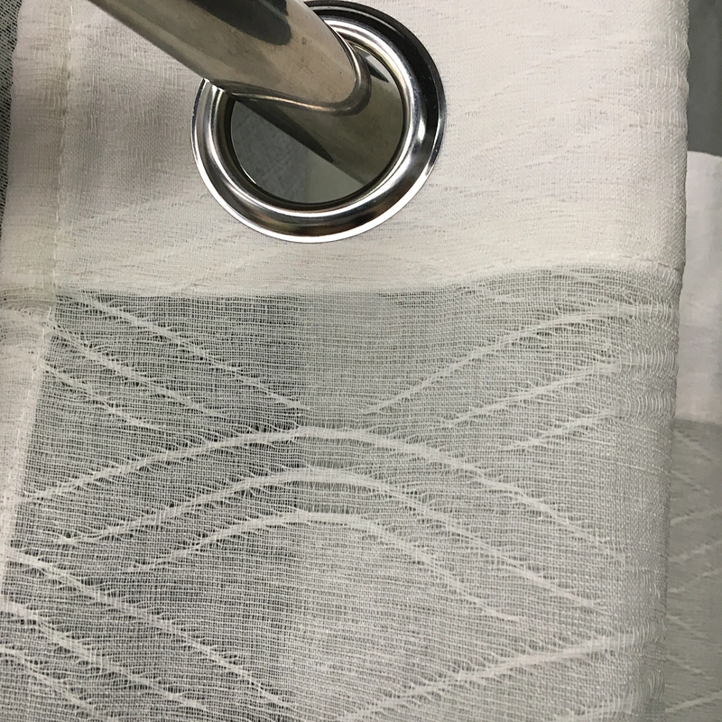 Cheap 100% polyester sheer curtain fabrics in low price